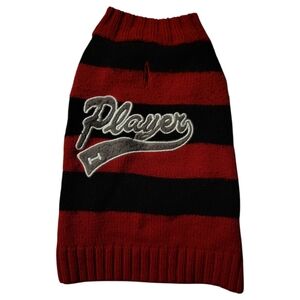 3X HP 🙂 Vtg Pet "Player" Sweater Let's Go For A Walk In The Park!? My Lady